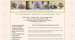 Desktop Screenshot of floral-art-school.com.au